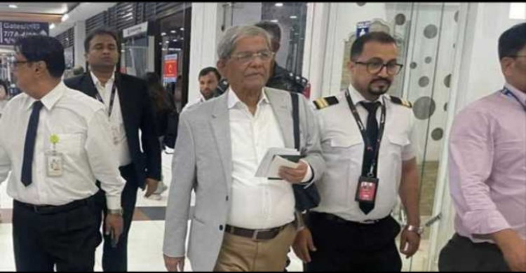 চোখের চিকিৎসার জন্য থাইল্যান্ড গেলেন মির্জা ফখরুল