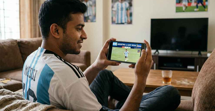 মোবাইলে যেভাবে দেখবেন আর্জেন্টিনা ও কেপ ভার্দের ম্যাচ